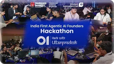 Teams at work during the India First Agentic AI Founders Hackathon