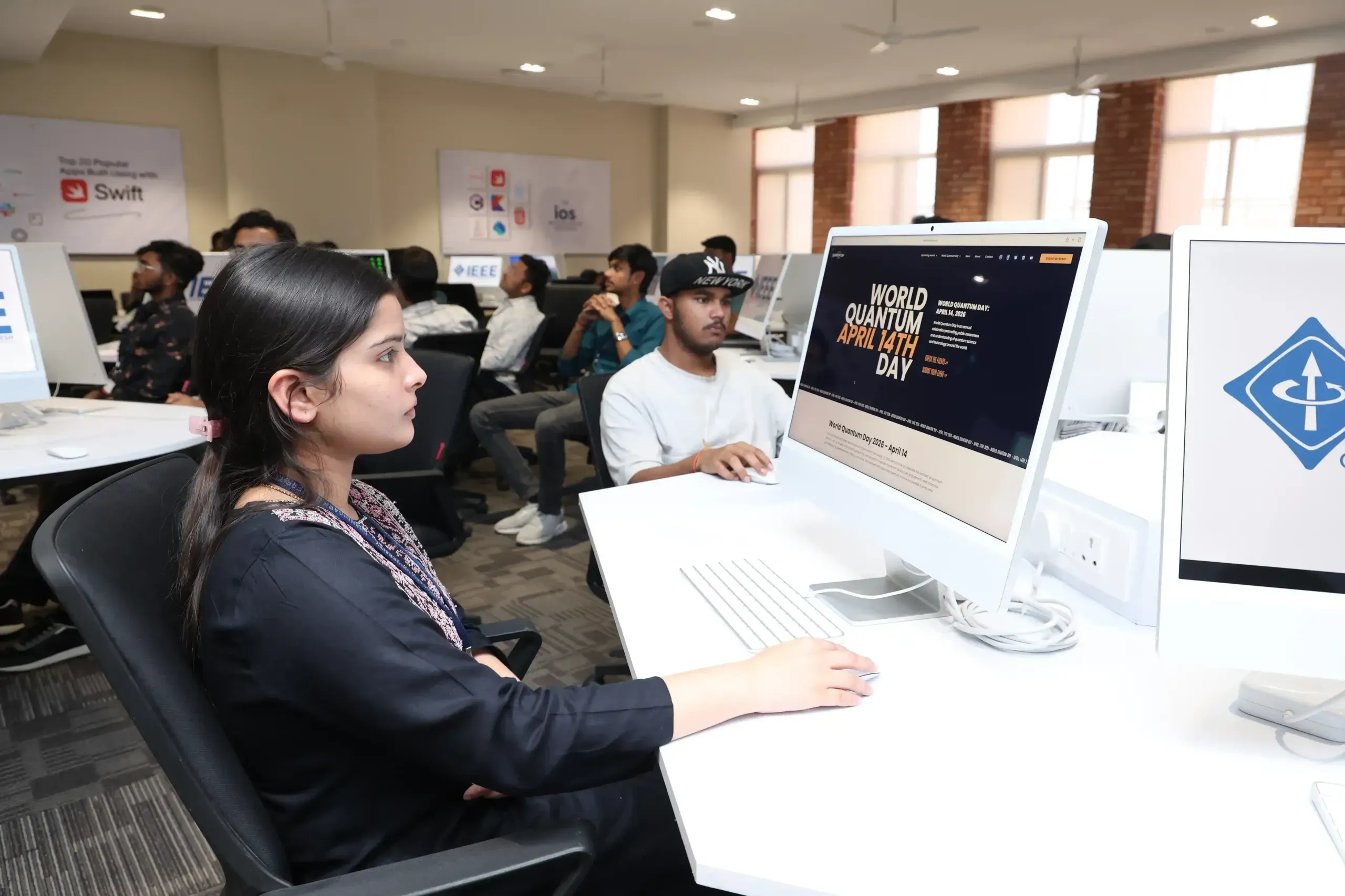 AI lab at Chandigarh University, Uttar Pradesh