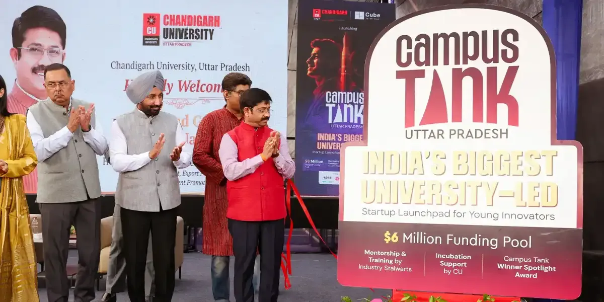 Launch of Campus Tank Uttar Pradesh at Chandigarh University, Uttar Pradesh