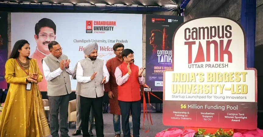 Chandigarh University, Uttar Pradesh, Launches India’s Biggest University-Led Innovation Platform - ‘Campus Tank Uttar Pradesh’.