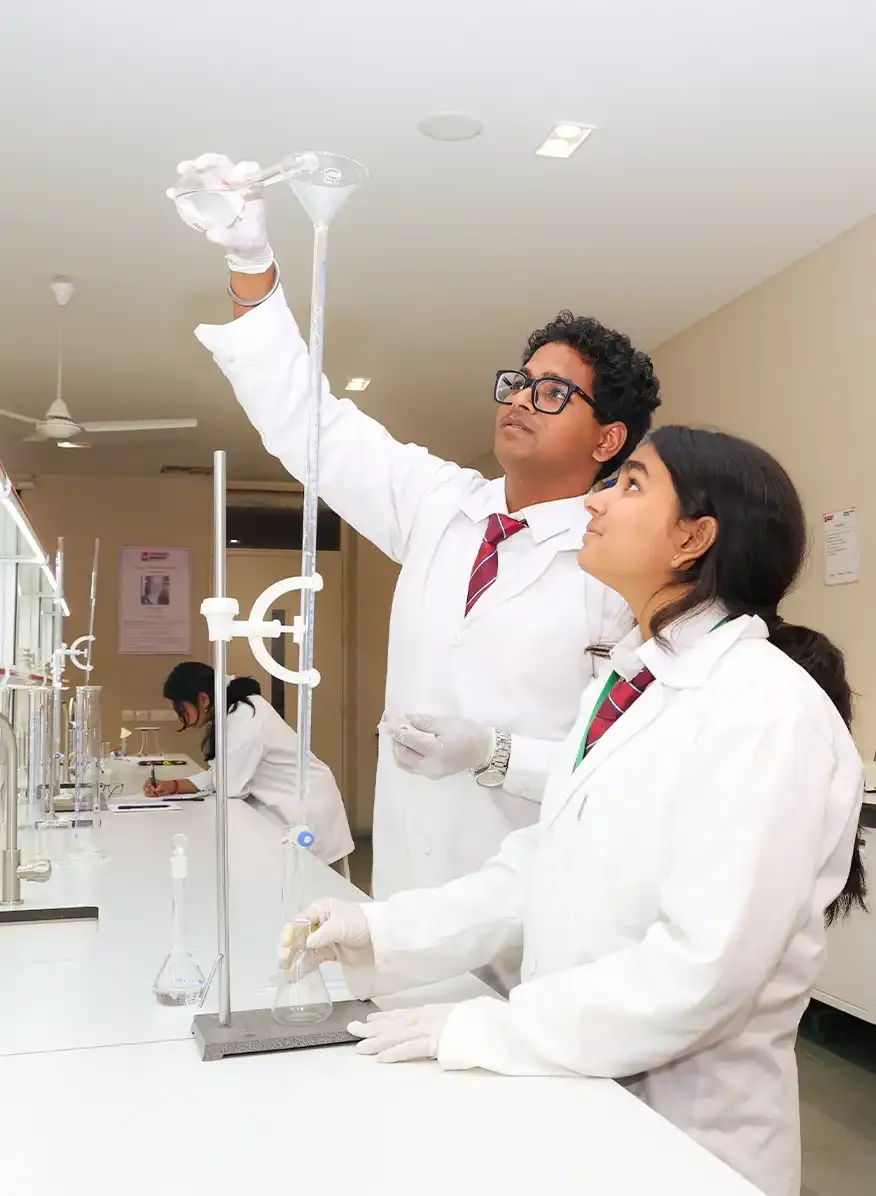 A laboratory at Chandigarh University Uttar Pradesh
