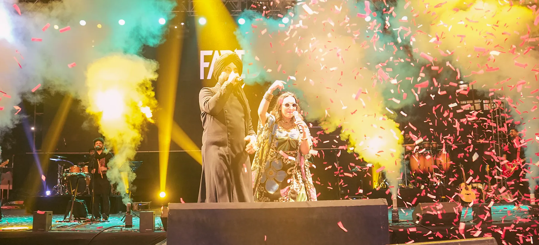Faridkot performing at Chandigarh University Uttar Pradesh