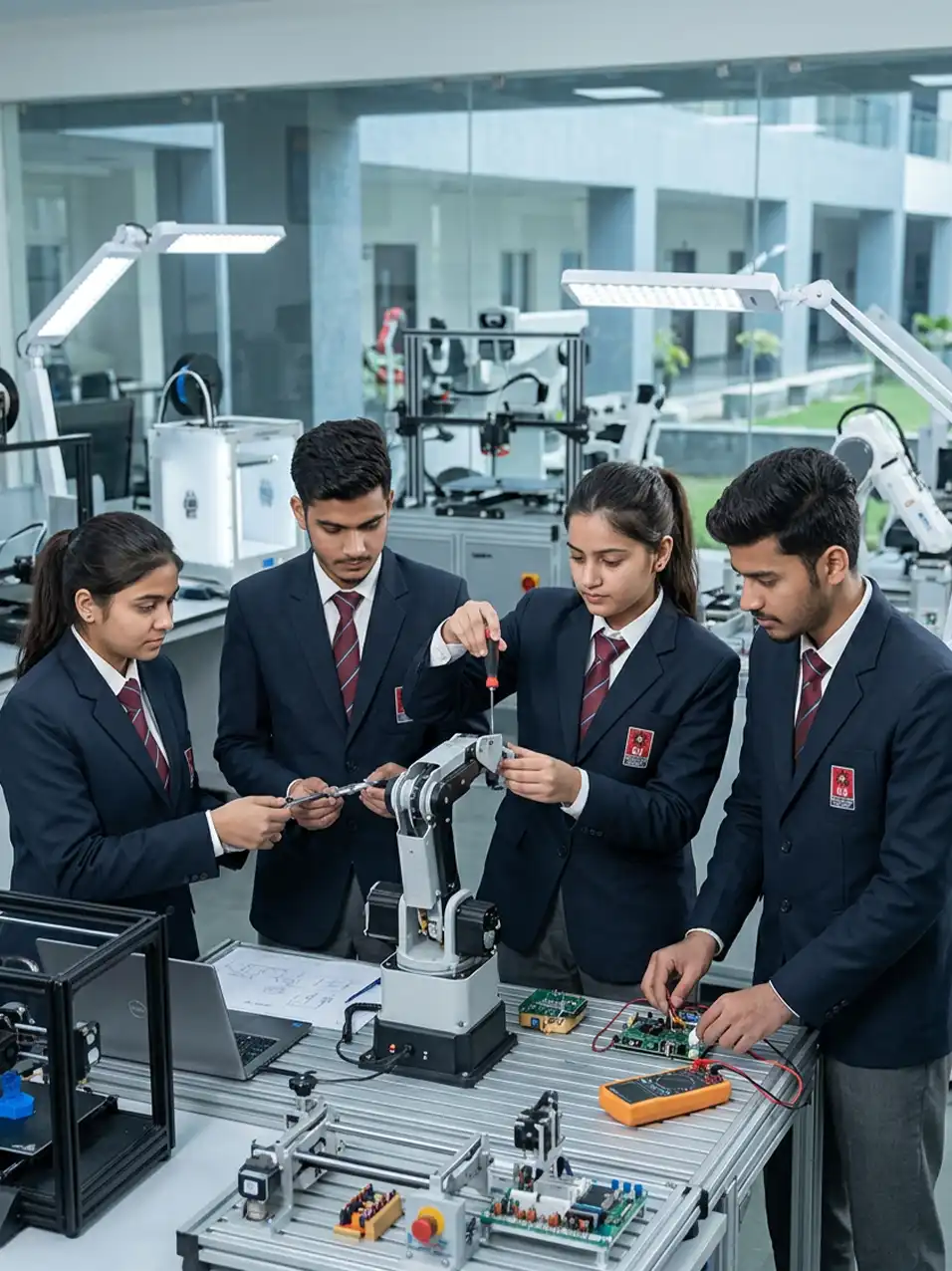 The Robotics Centre at Chandigarh University Uttar Pradesh